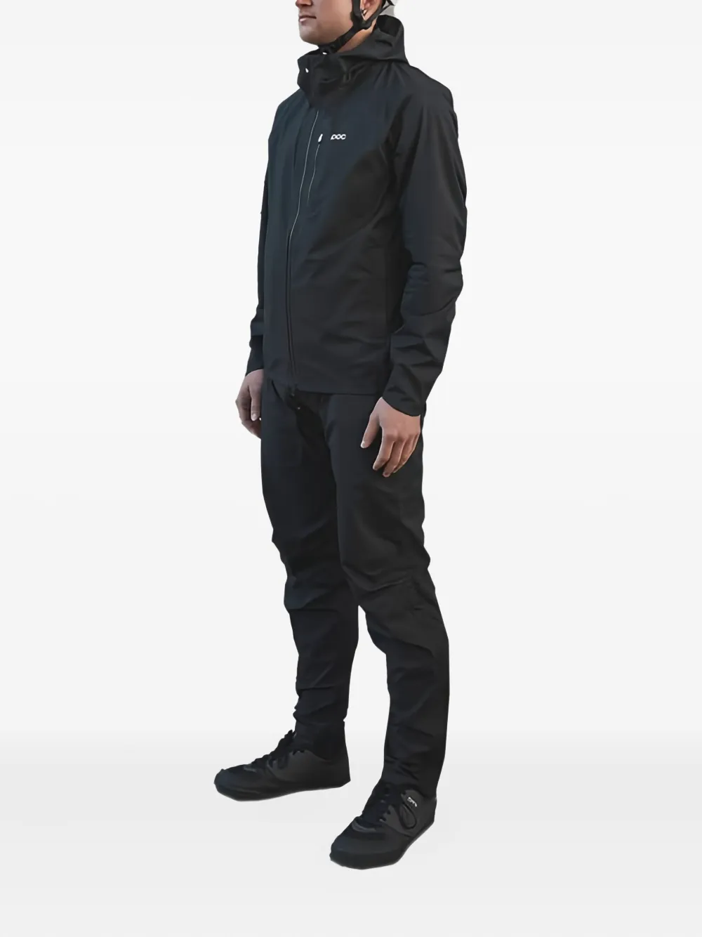 Poc Logo-detail Hooded Jacket In Black