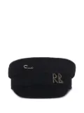 Ruslan Baginskiy baker-boy pin-embellished hat - Black