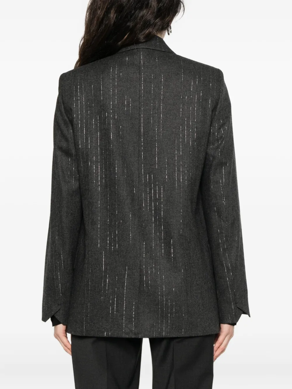 Zadig&Voltaire Blazer met dubbele rij knopen Grijs