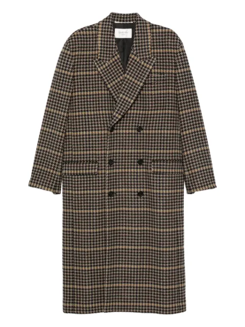 Saint Laurent abrigo largo con doble botonadura