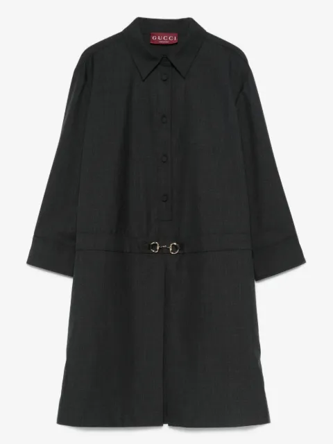 Gucci button-fastening shirt mini dress