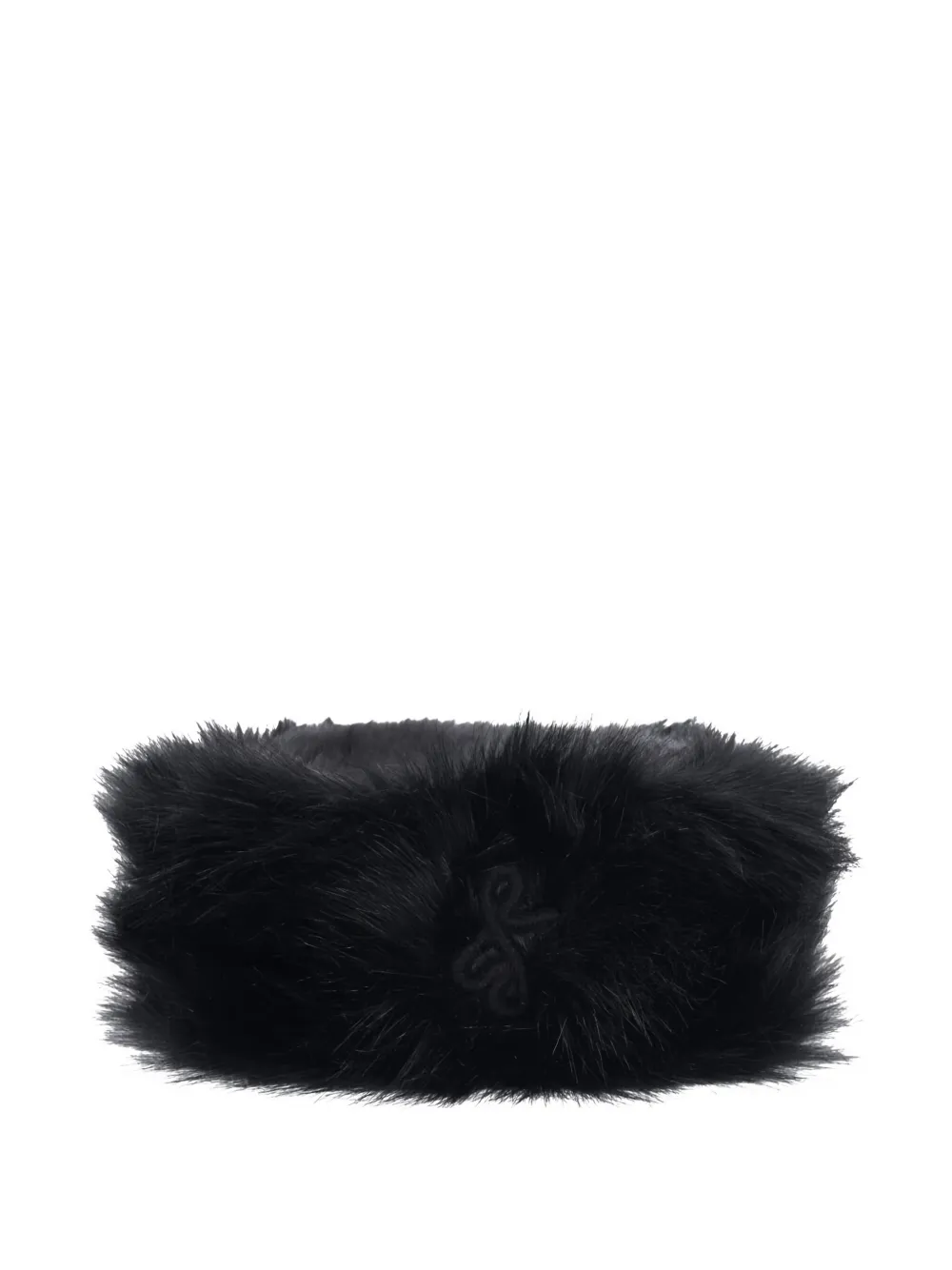 Ruslan Baginskiy faux-fur pillbox hat | Black | Image 1