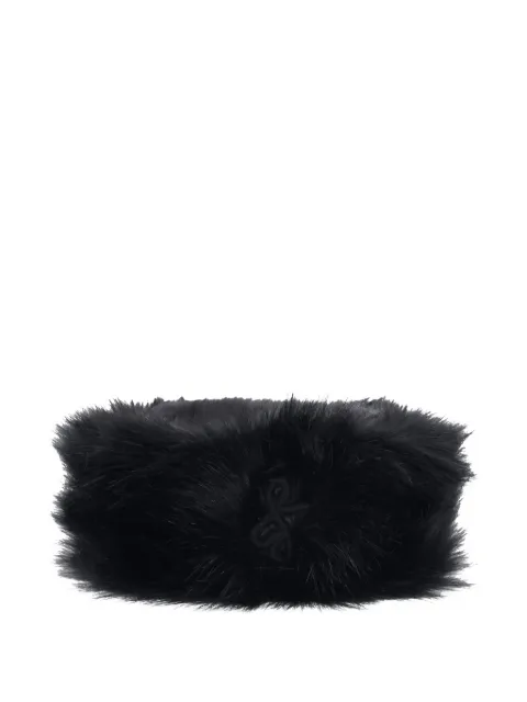 Ruslan Baginskiy faux-fur pillbox hat
