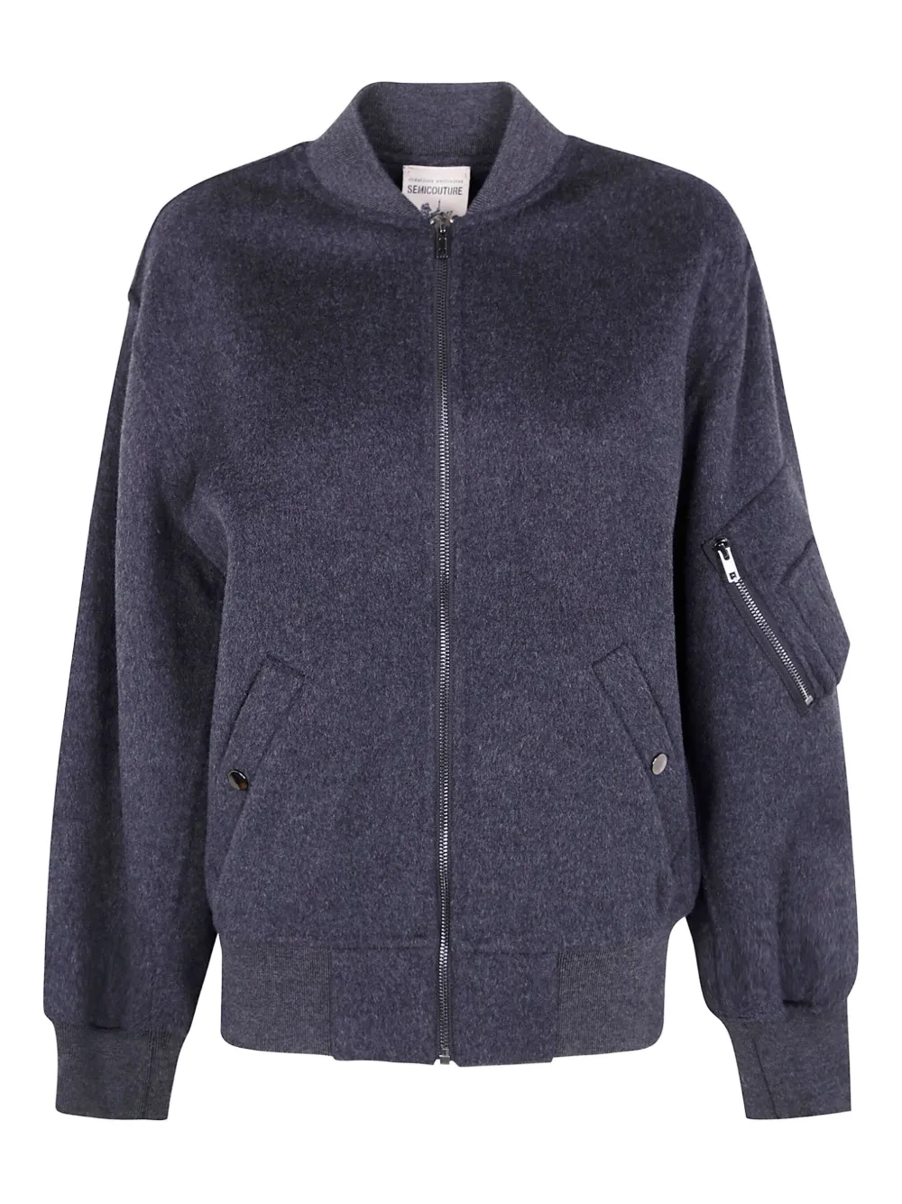 zip-up bomber jacket