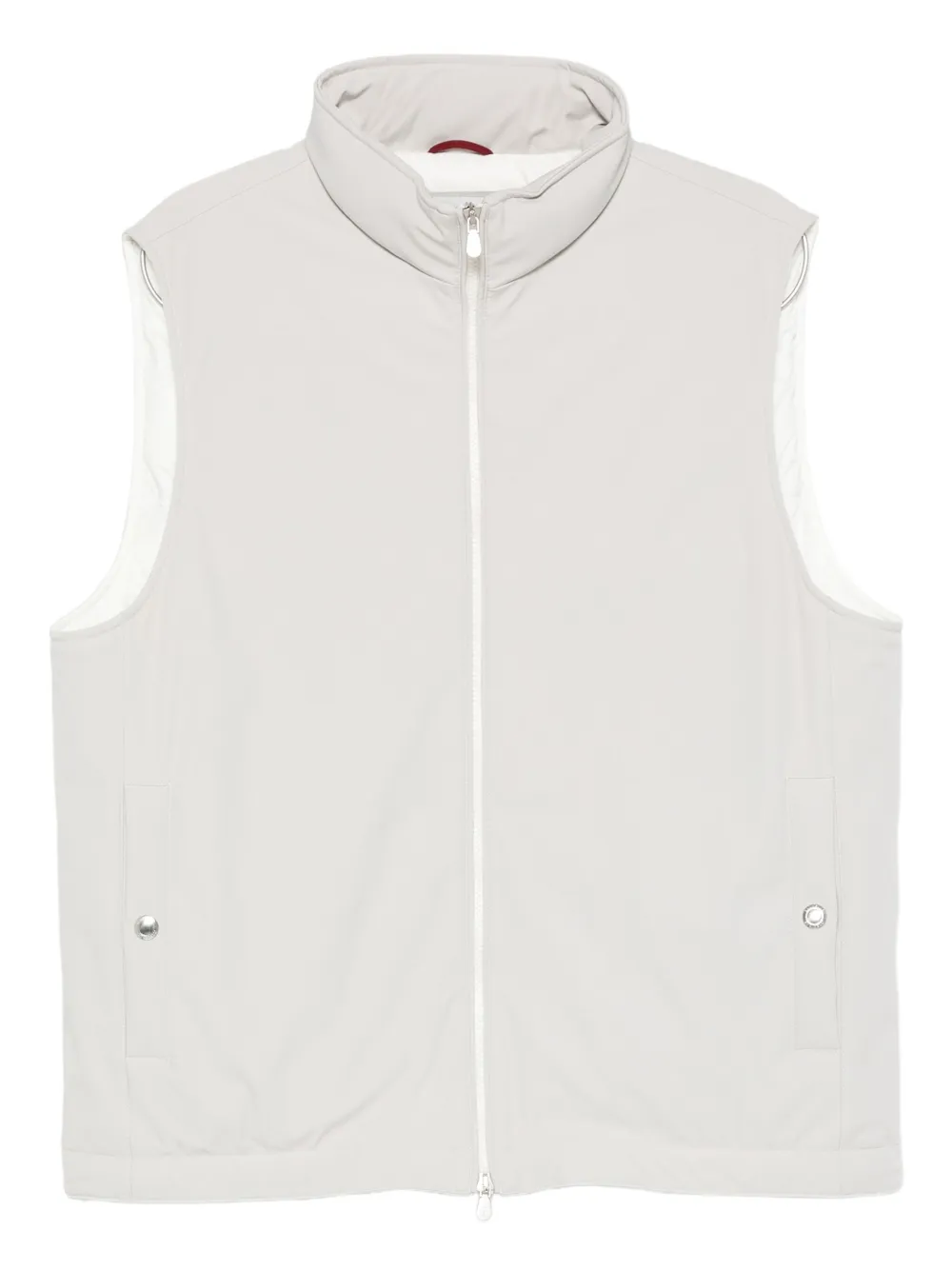 Brunello Cucinelli Gilet met rits Grijs