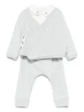 Petit Bateau wrap-front trouser set (set of three) - Blue