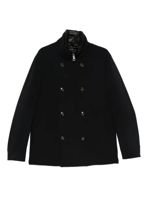 Montecore double-breasted zip-front jacket