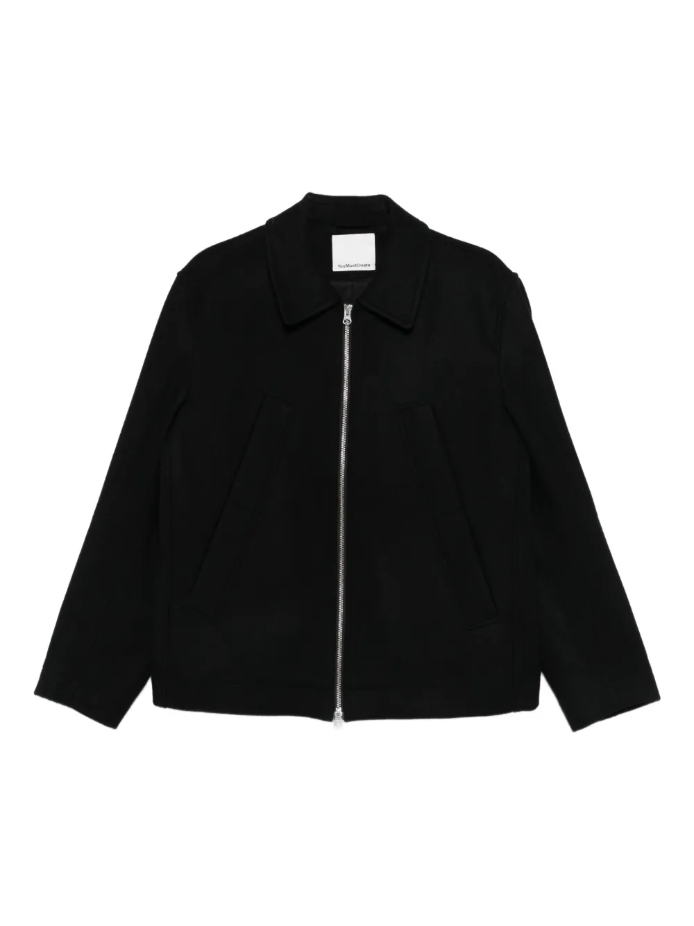 YMC Giacca in lana con zip | nero | Image 1