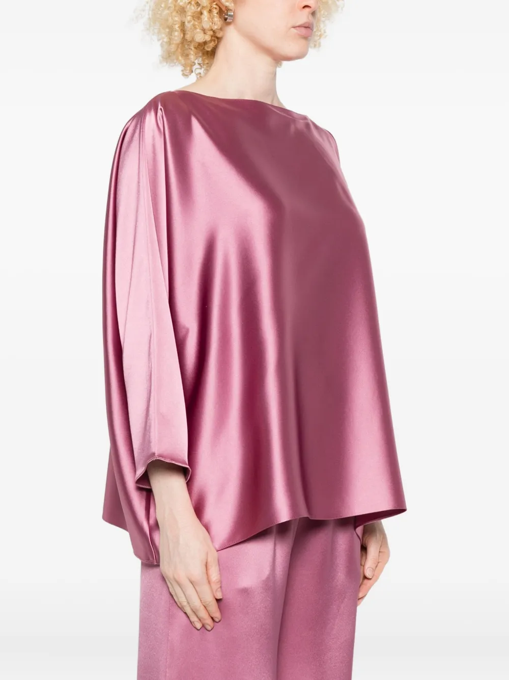 Gianluca Capannolo Top met boothals Roze