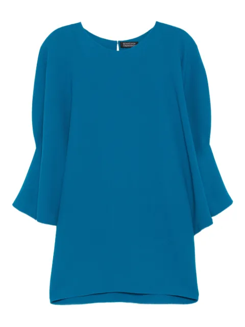Gianluca Capannolo bell-sleeve wool mini dress