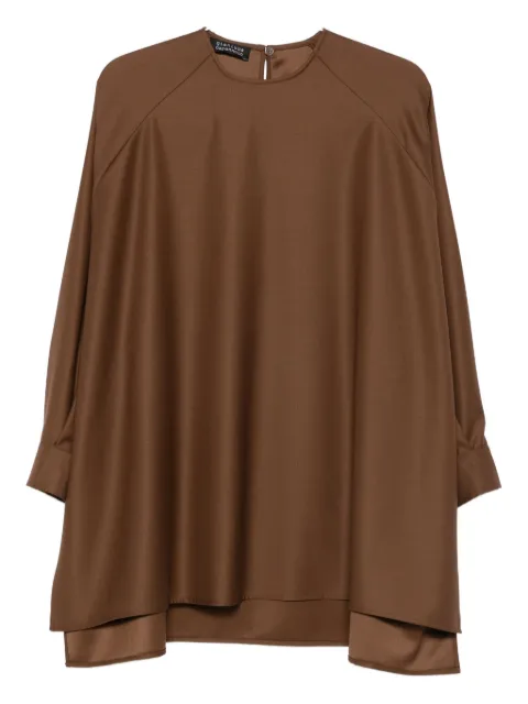 Gianluca Capannolo layered round-neck mini dress