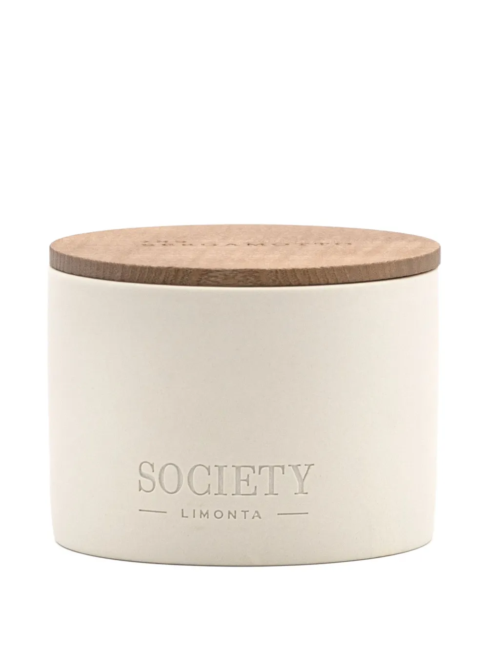 Society Limonta bergamot wooden-lid candle | White | Image 1