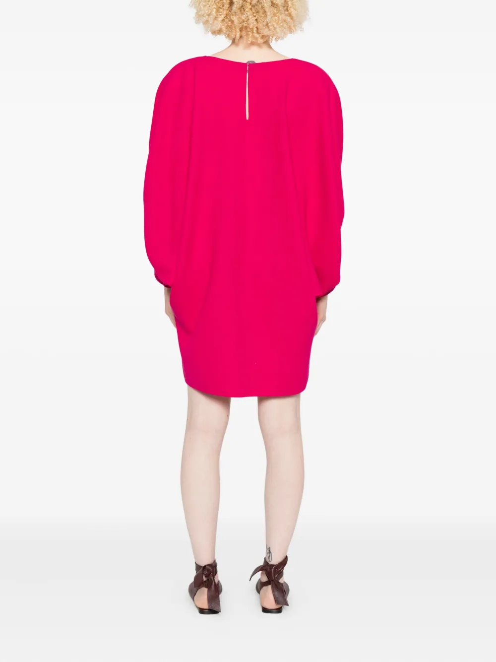 Gianluca Capannolo Mini-jurk met klokmouwen Roze
