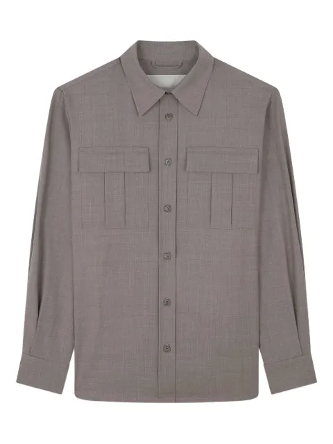 Paul & Shark flap-pocket wool overshirt