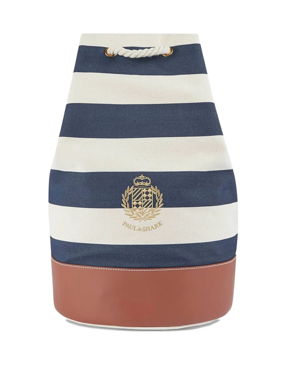 Paul & Shark Striped Backpack In Blue