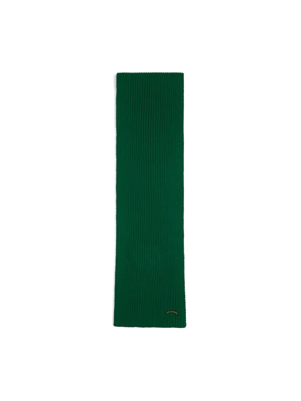 Paul & Shark Virgin-wool Scarf In Green