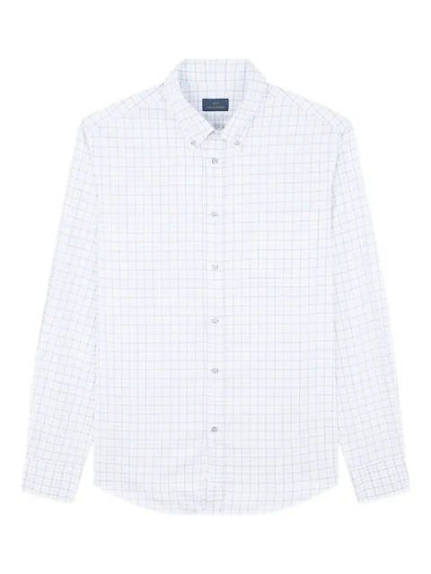 Paul & Shark checked twill shirt