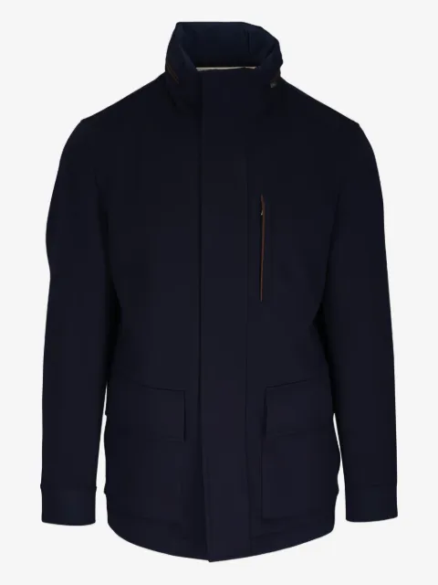 Paul & Shark high-neck cashmere coat