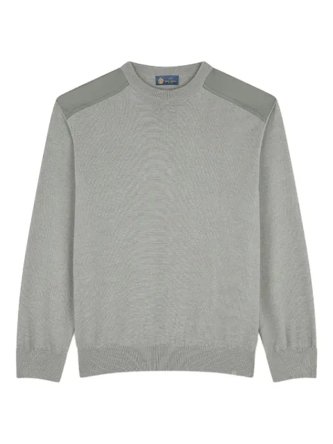 Paul & Shark shoulder-patch crew-neck sweater