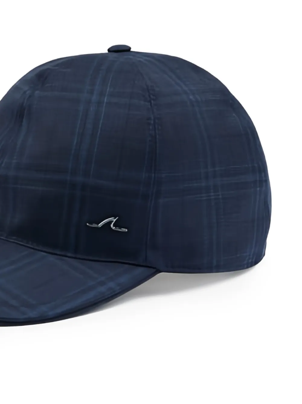 Paul & Shark Tartan-check Baseball Cap In Blue