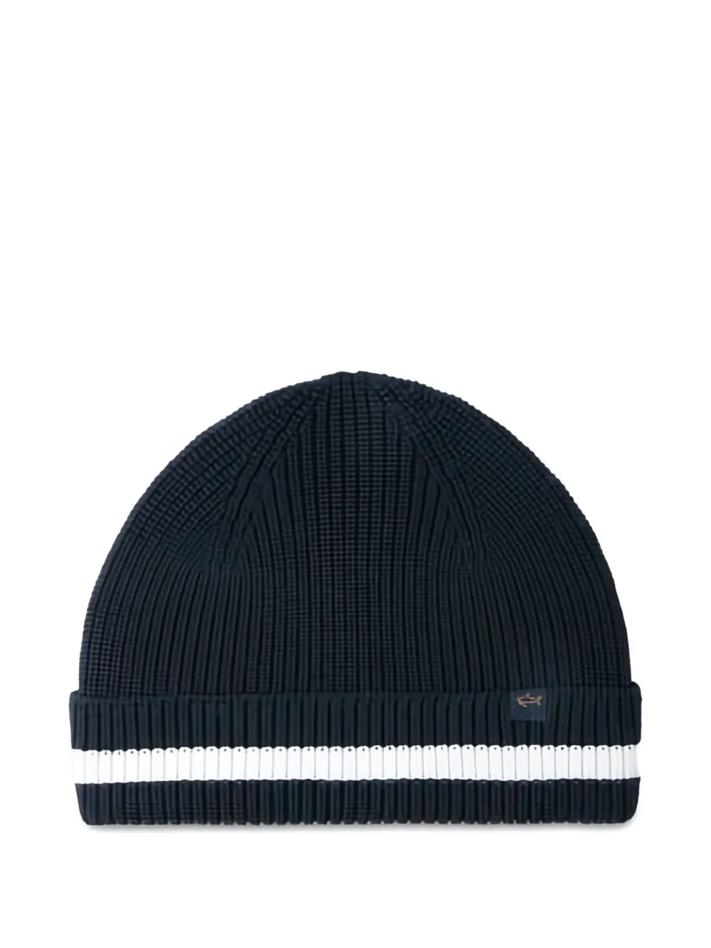 Paul & Shark ribbed wool beanie | Blue | Image 1