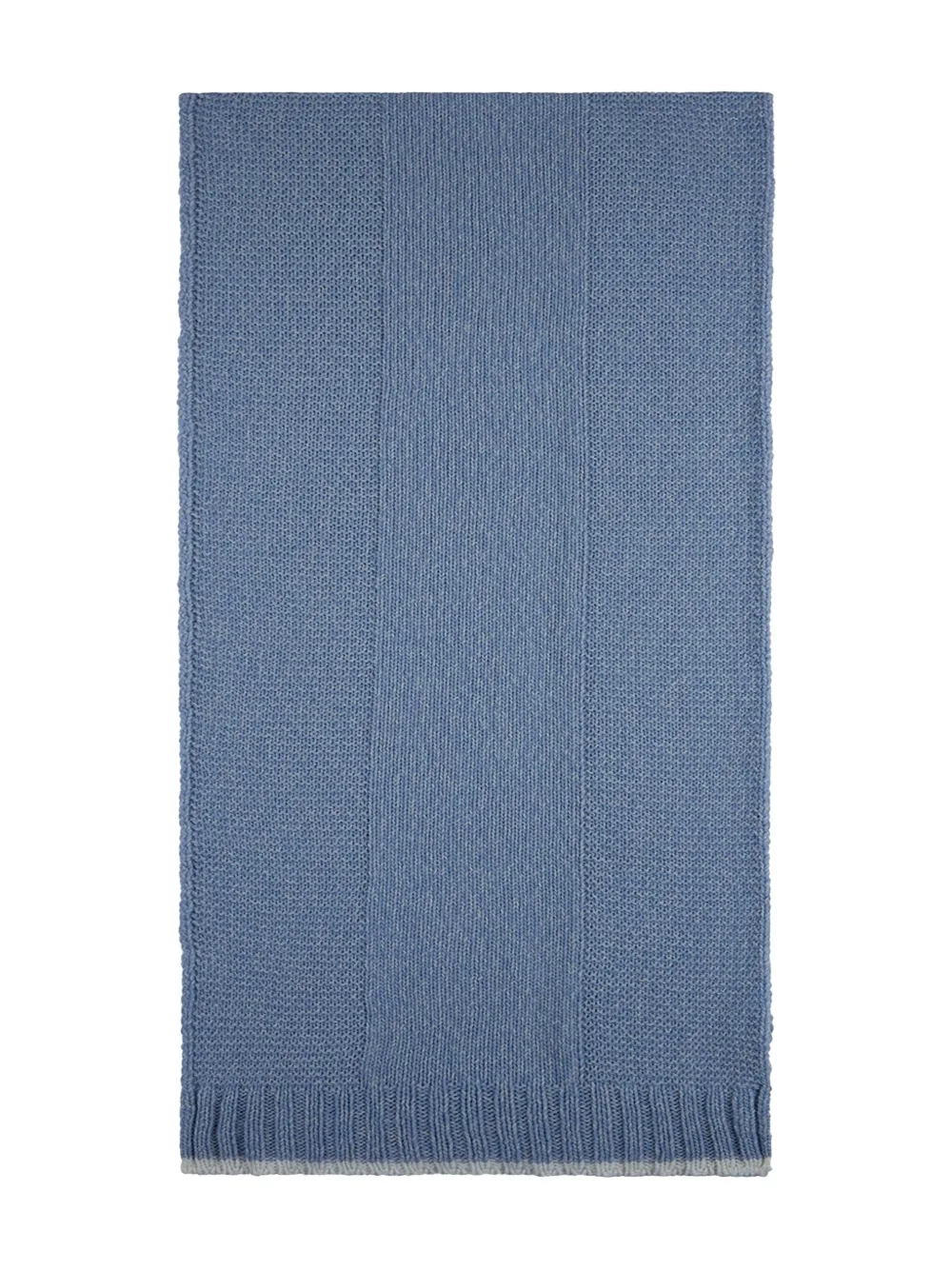 Paul & Shark Sciarpa con bordo a coste - Blu