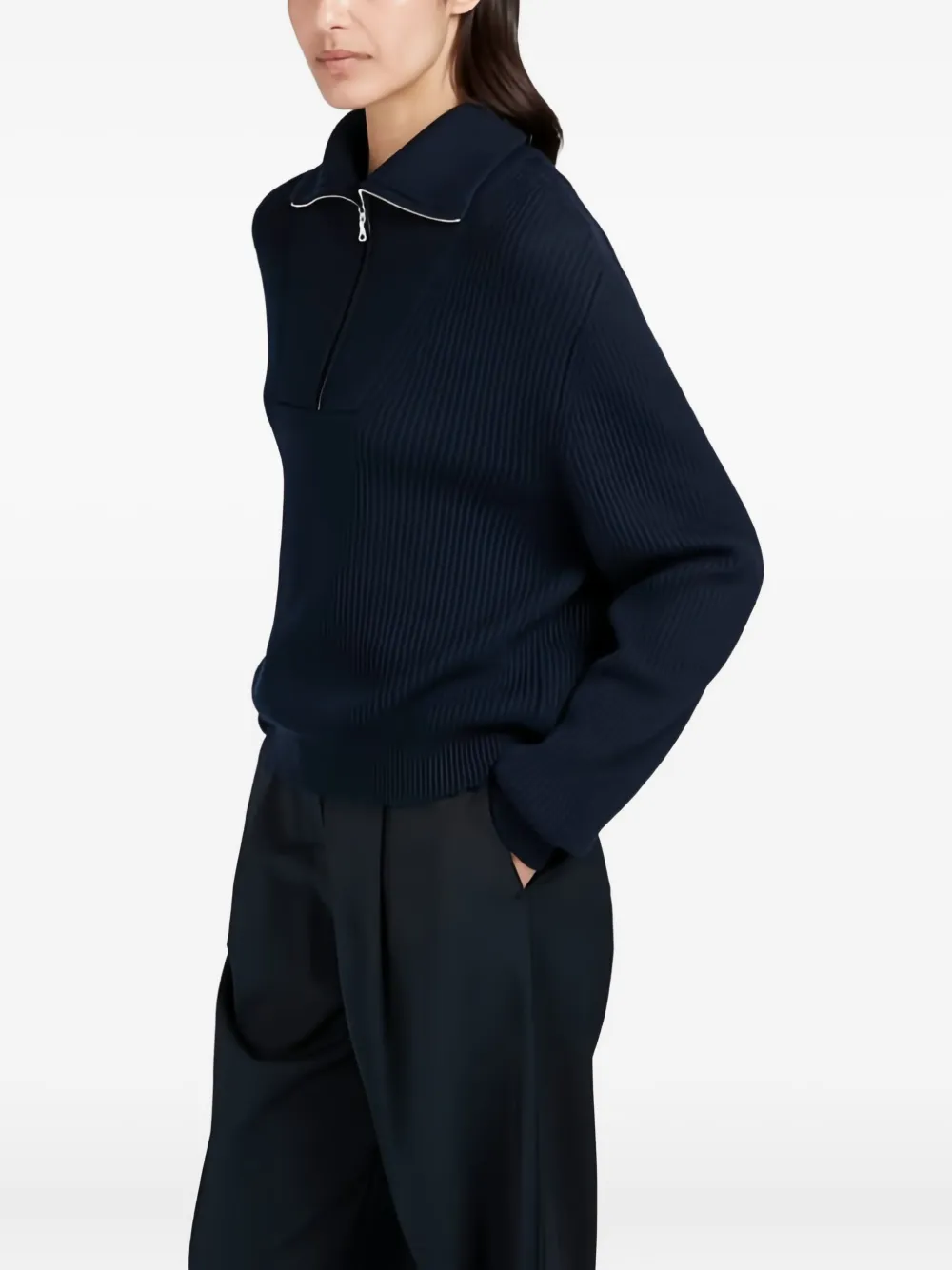 Paul & Shark half-zip ribbed sweater | Knitted Sweaters | Image 2