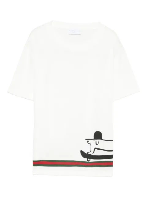 Gucci Kids x Euan Roberts プリント Tシャツ