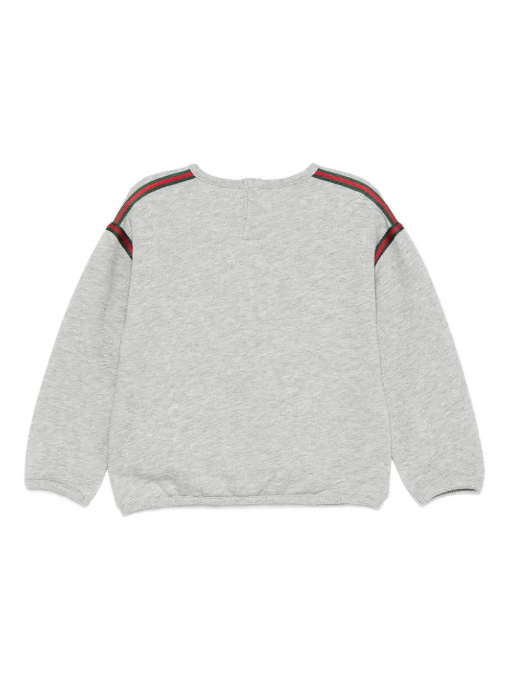 Gucci Kids x Euan Roberts sweater met Web-streep Grijs
