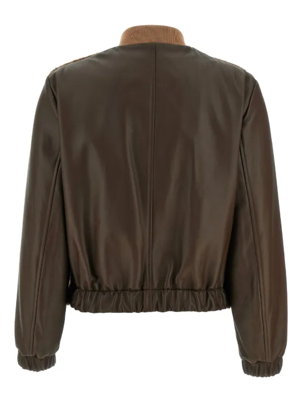 ＹＫ　FABIANA FILIPPI ブラウン ジャケット Shearling jacket, mahogany for Women | Fabiana Filippi®