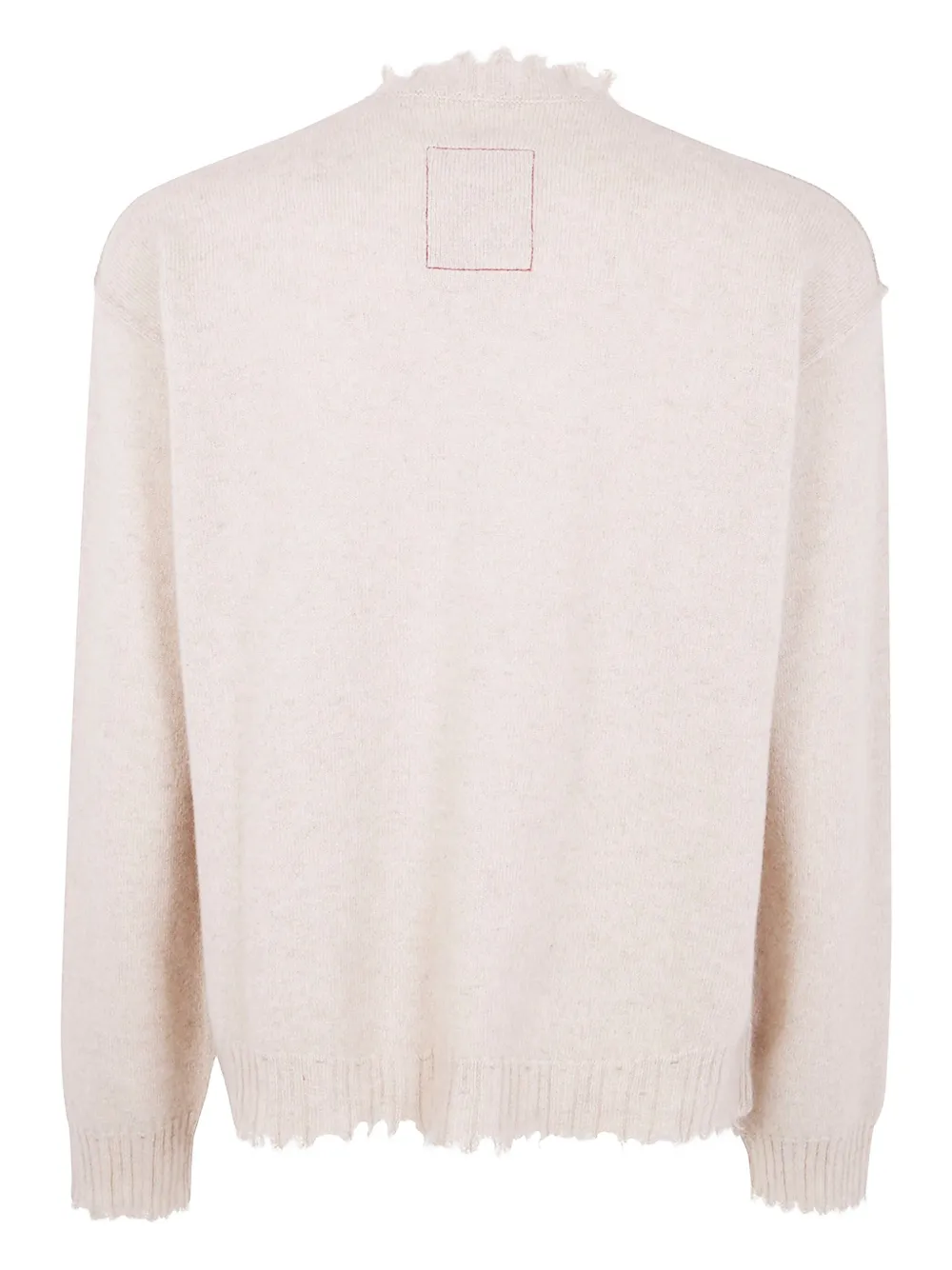 Uma Wang Kasjmier trui met franje afwerking - Beige
