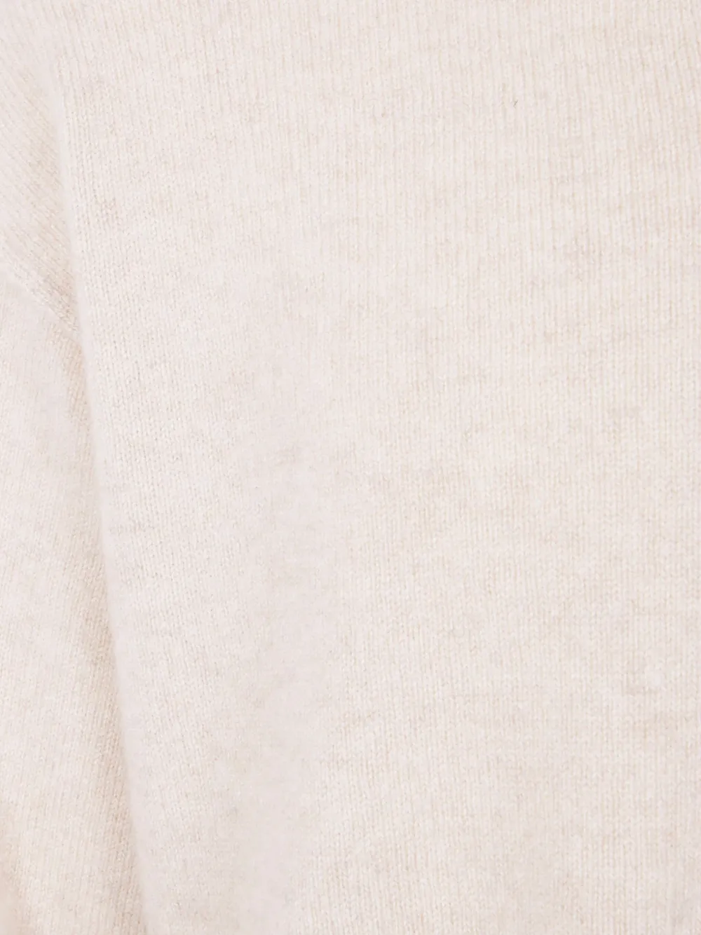 Uma Wang Kasjmier trui met franje afwerking Beige