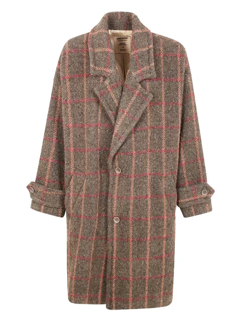 Uma Wang checked wool coat