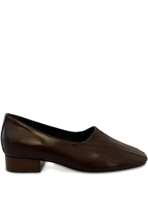 Phoebe Philo Club square-toe block-heel loafers