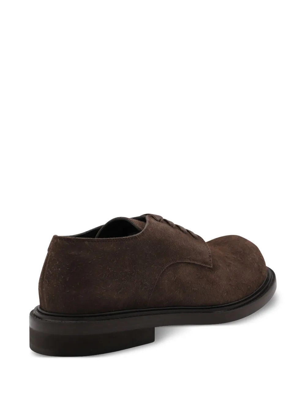 Moschino lace-up suede derby shoes Brown