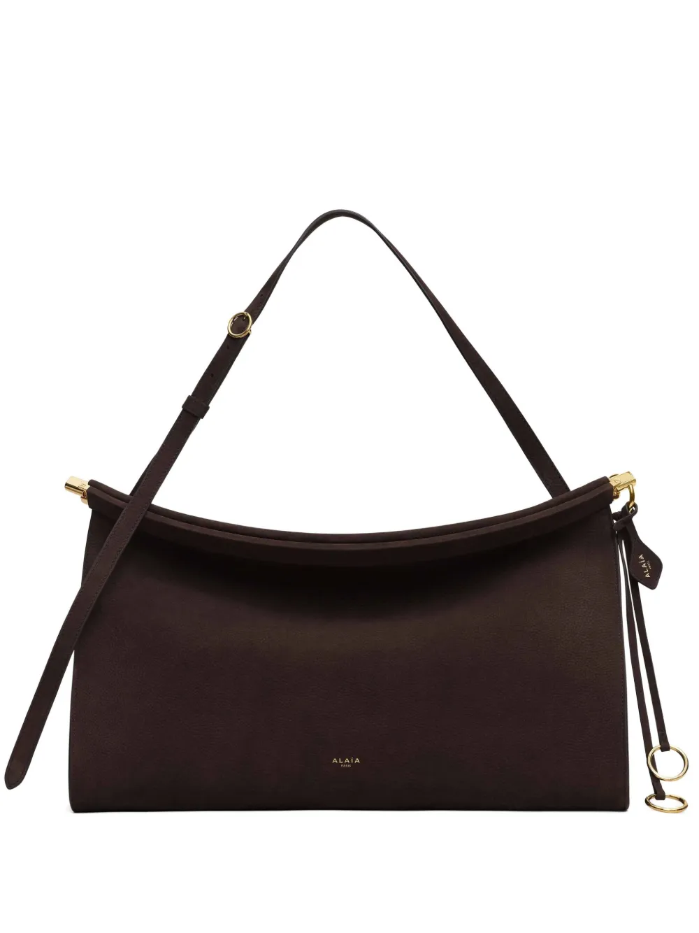 Alaïa large Le Click East West shoulder bag | Brown | Image 1