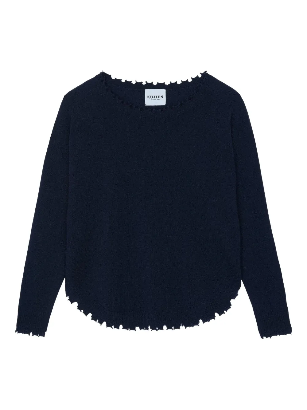 kujten Mela scalloped sweater | Blue | Image 1
