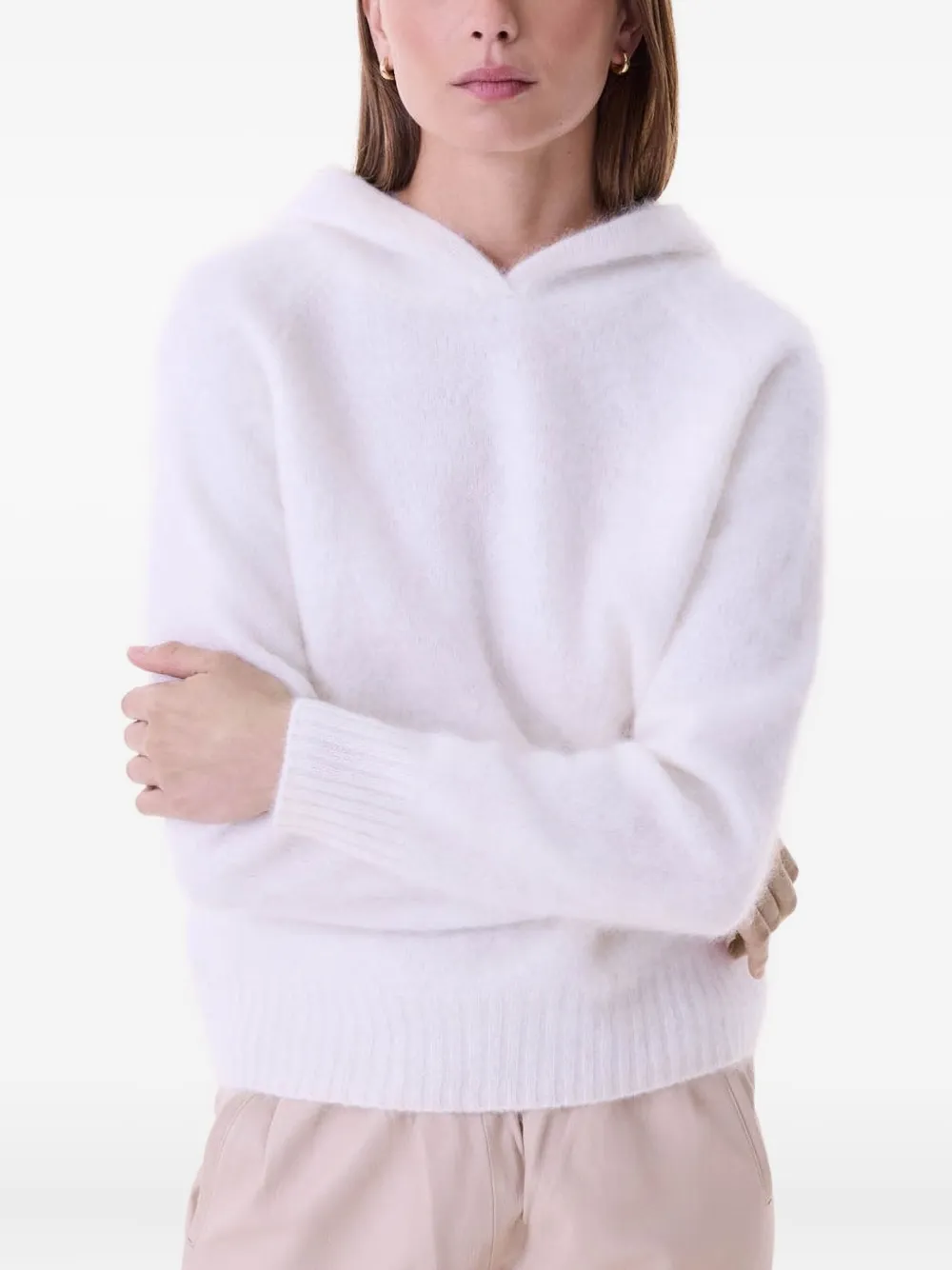  Kujten Soso Hooded Sweater - Neutrals 