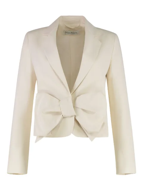 Max Mara bow-detail jacket