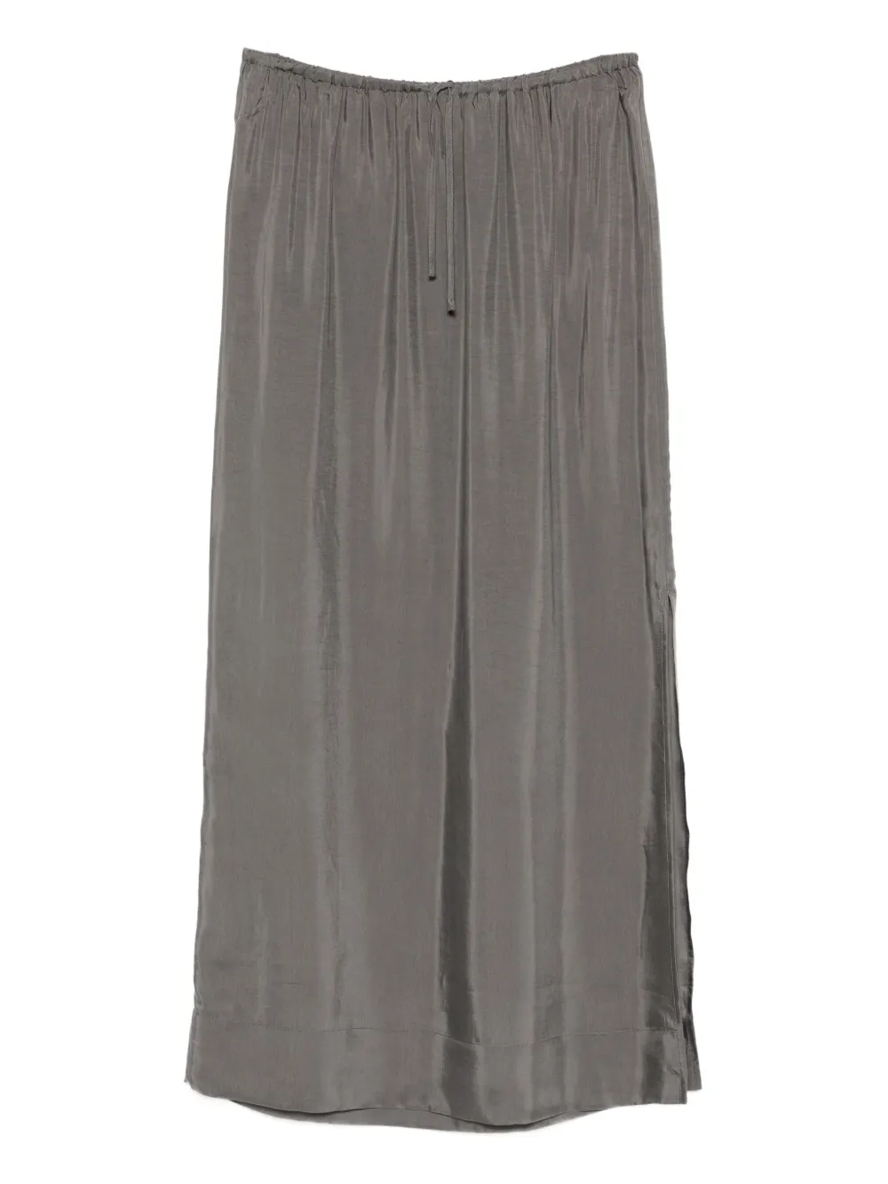 cupro maxi skirt