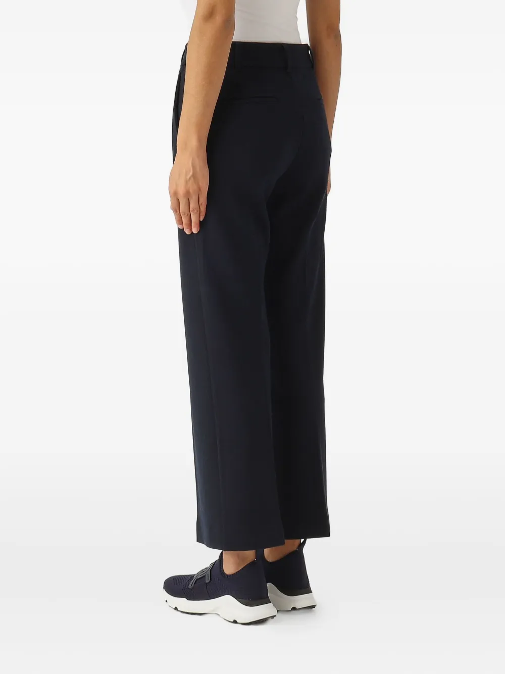'S Max Mara Broek met riemlussen Blauw
