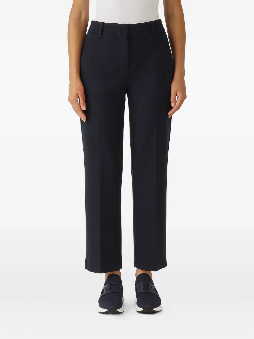 'S Max Mara belt loops-detail trousers | Blue | Image 1