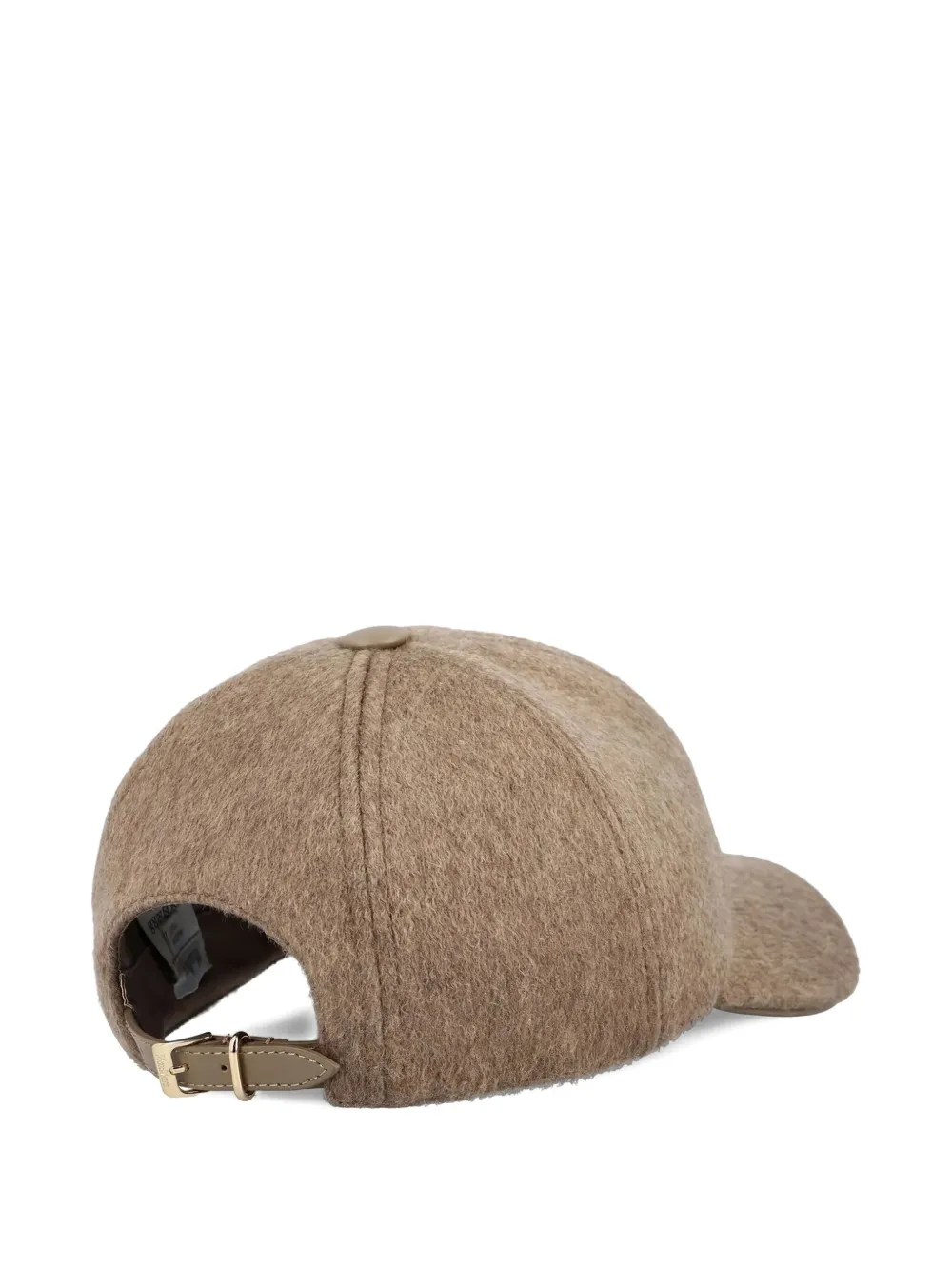 Max Mara Pet met logoplakkaat Bruin