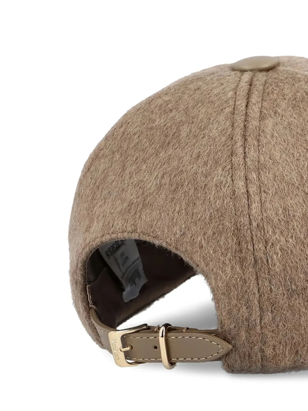 Max Mara Pet met logoplakkaat Bruin