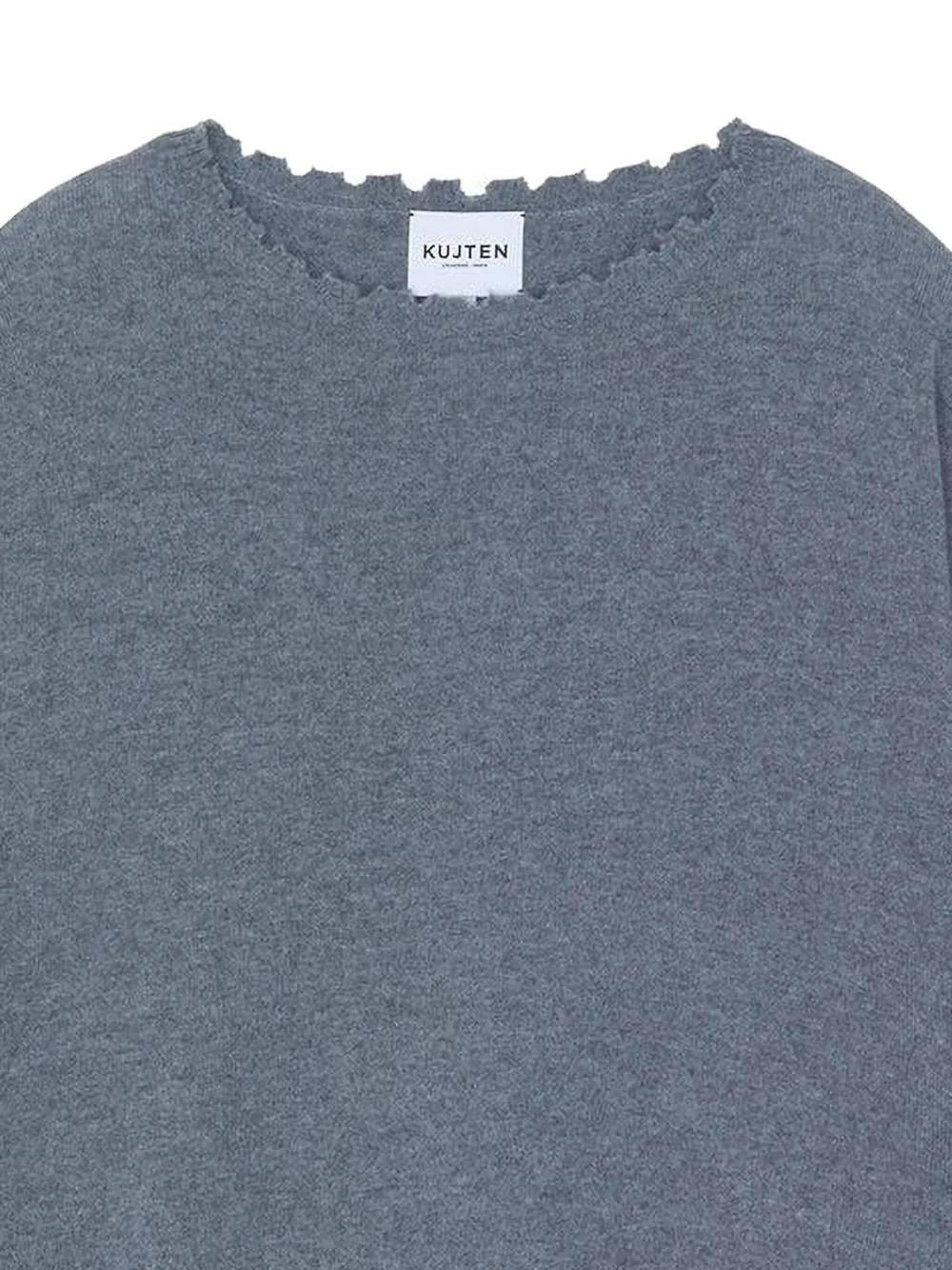kujten Mela flannel scalloped sweater | Knitted Sweaters | Image 2