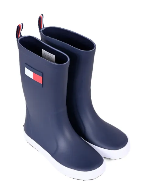 Tommy Hilfiger Junior botas con logo de bandera