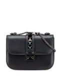 Valentino Garavani Pre-Owned 2000-2017 Small Leather Rockstud Glam Lock crossbody bag - Black