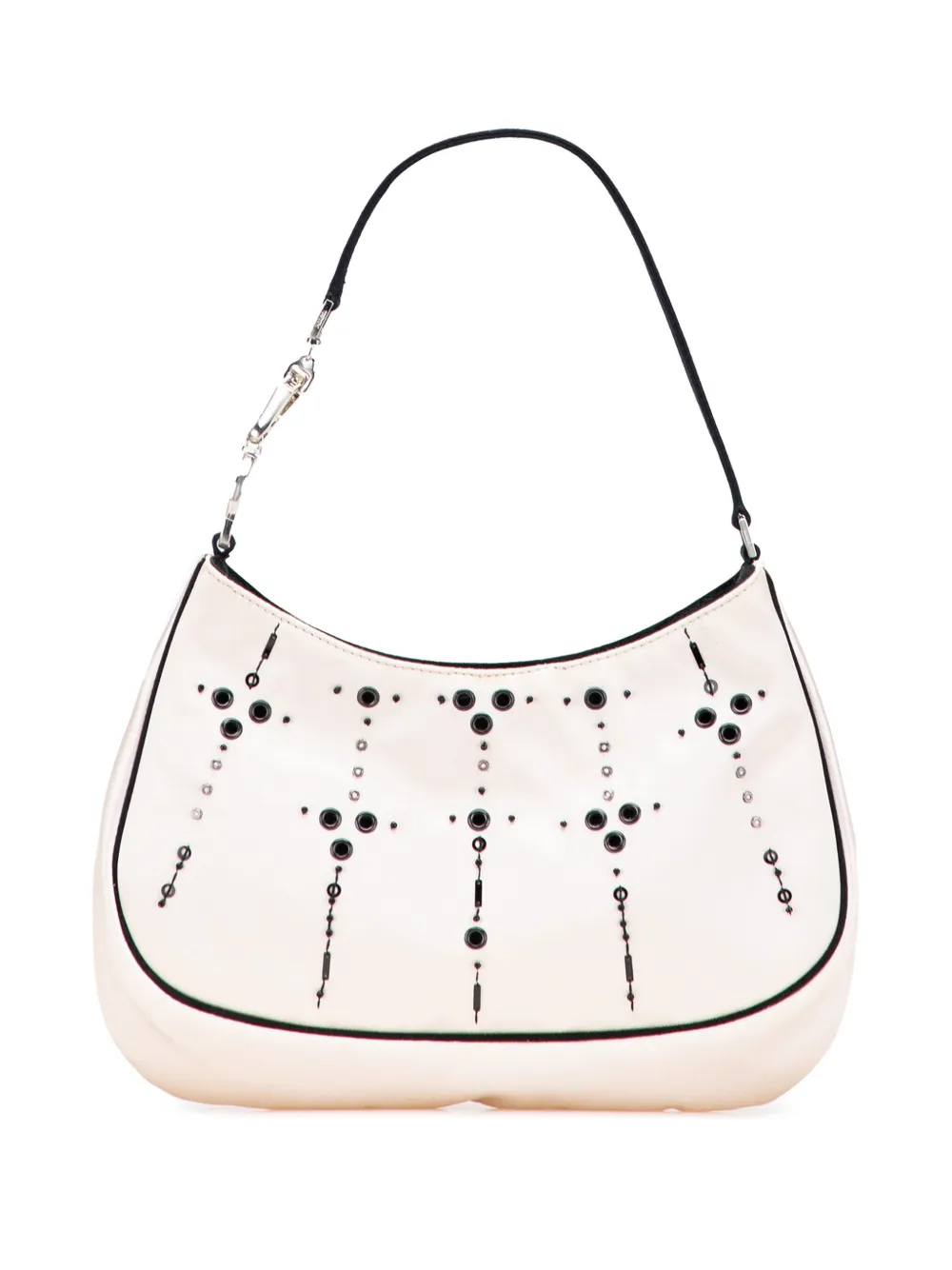 2000-2025 Beaded Satin Cleo shoulder bag