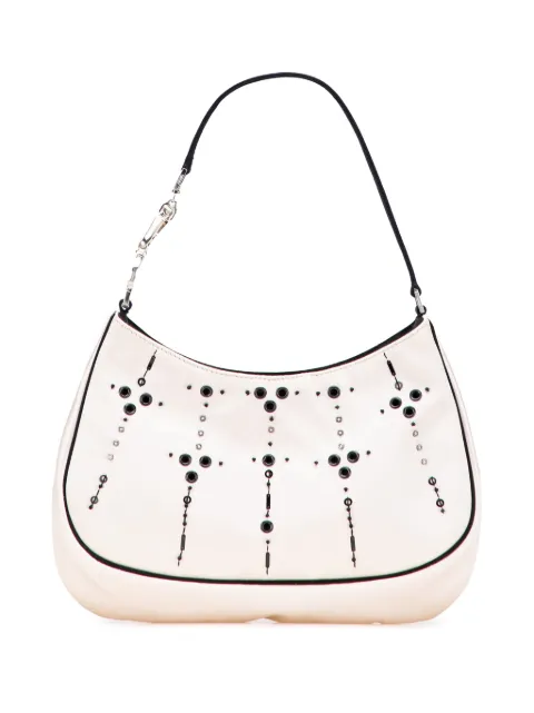 Prada Pre-Owned 2000-2025 Beaded Satin Cleo shoulder bag