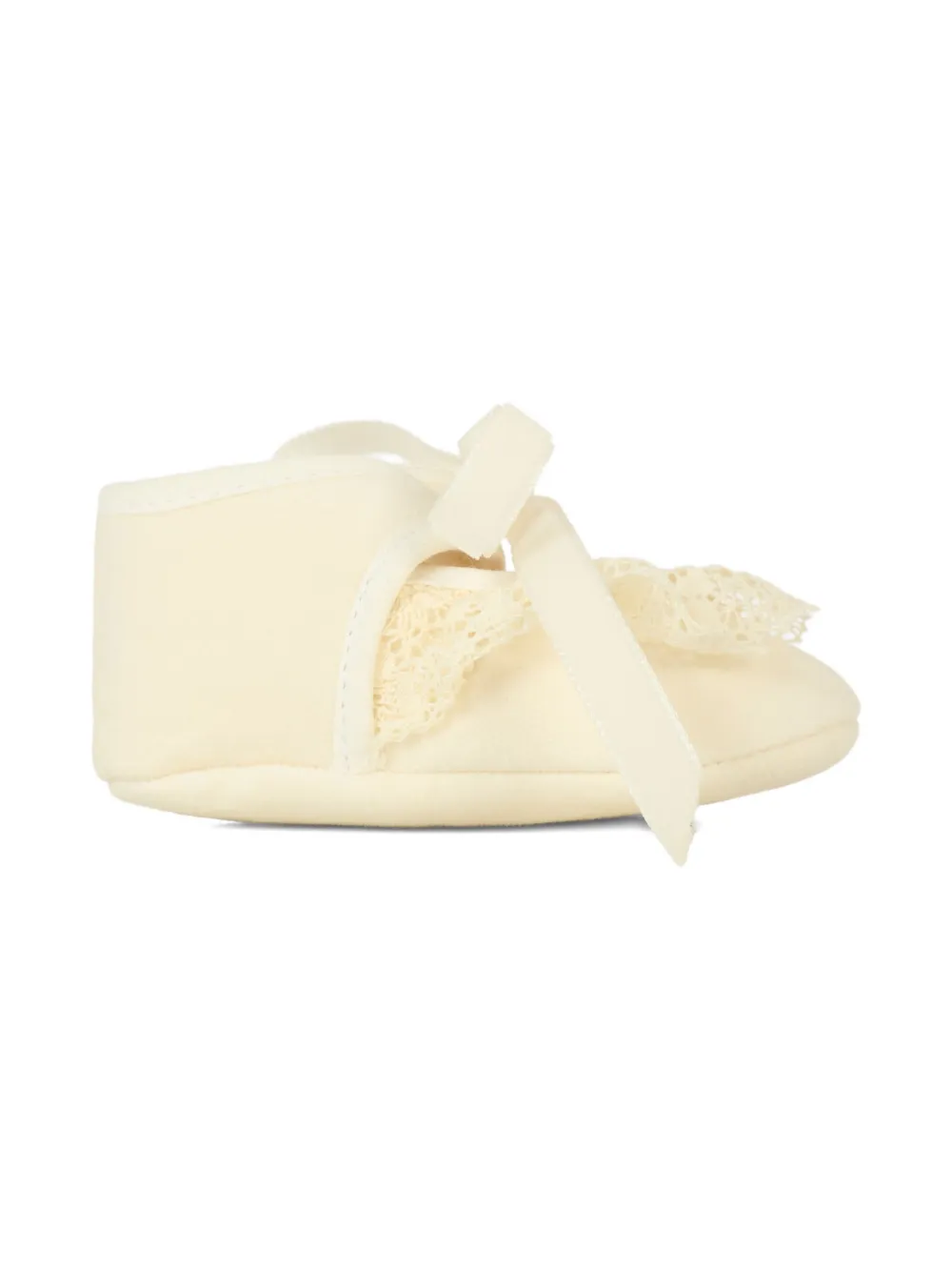 Paz Rodriguez lace-bow ballerina shoes Neutrals